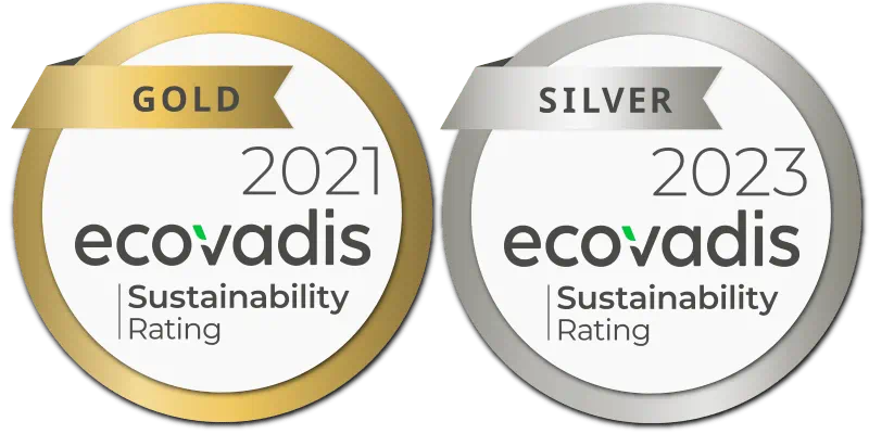 Ecovadis gold logo 2021