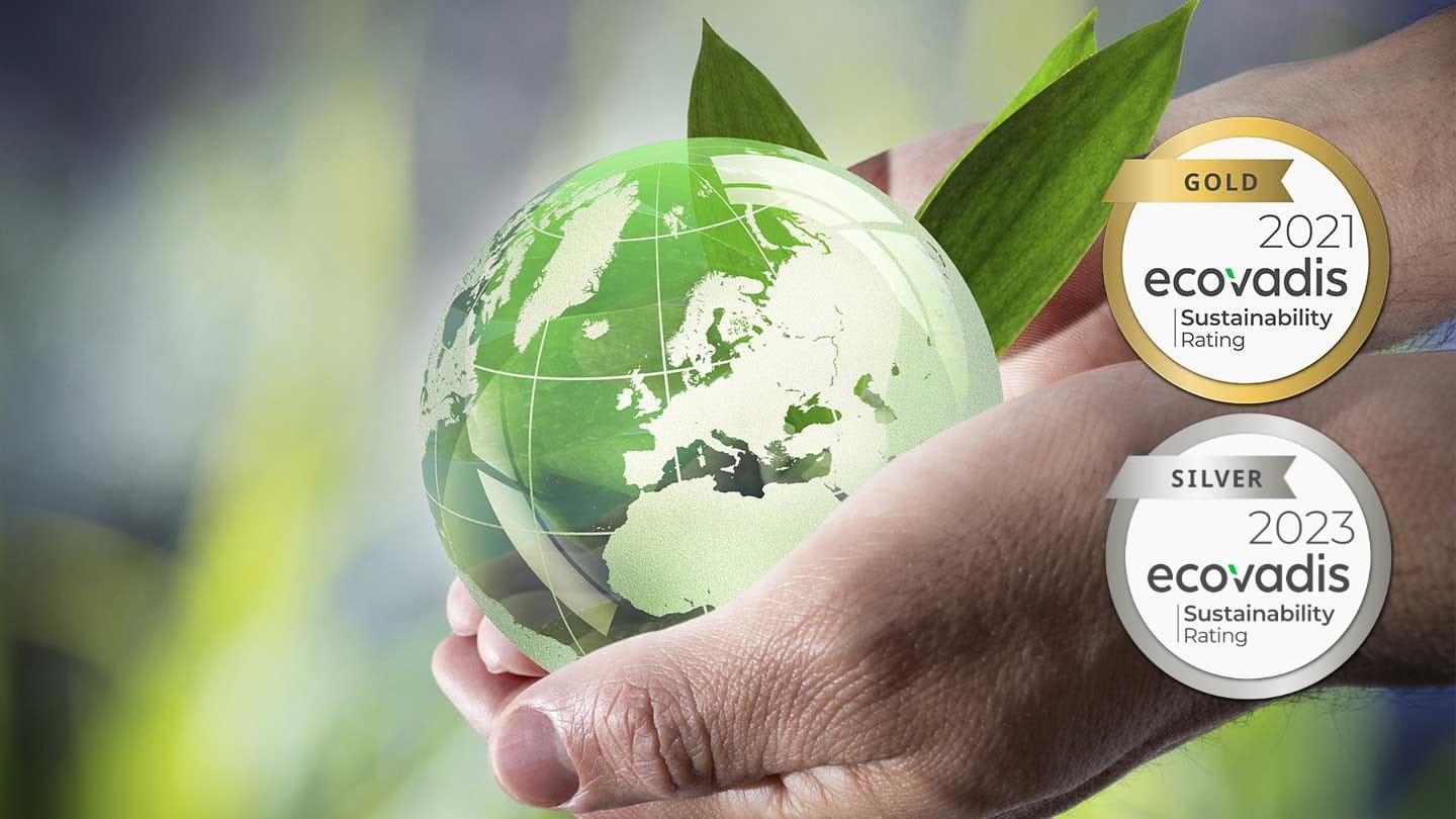 Sustainability ecovadis ratings
