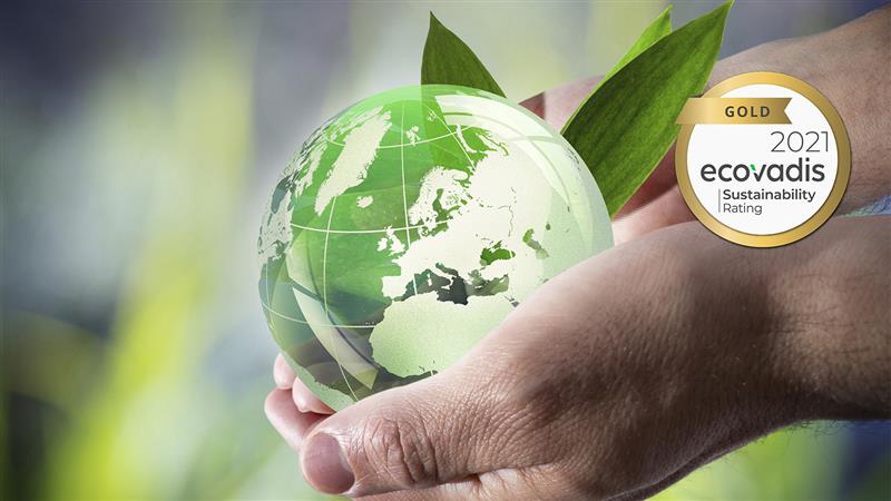 Ecovadis award for sustainability