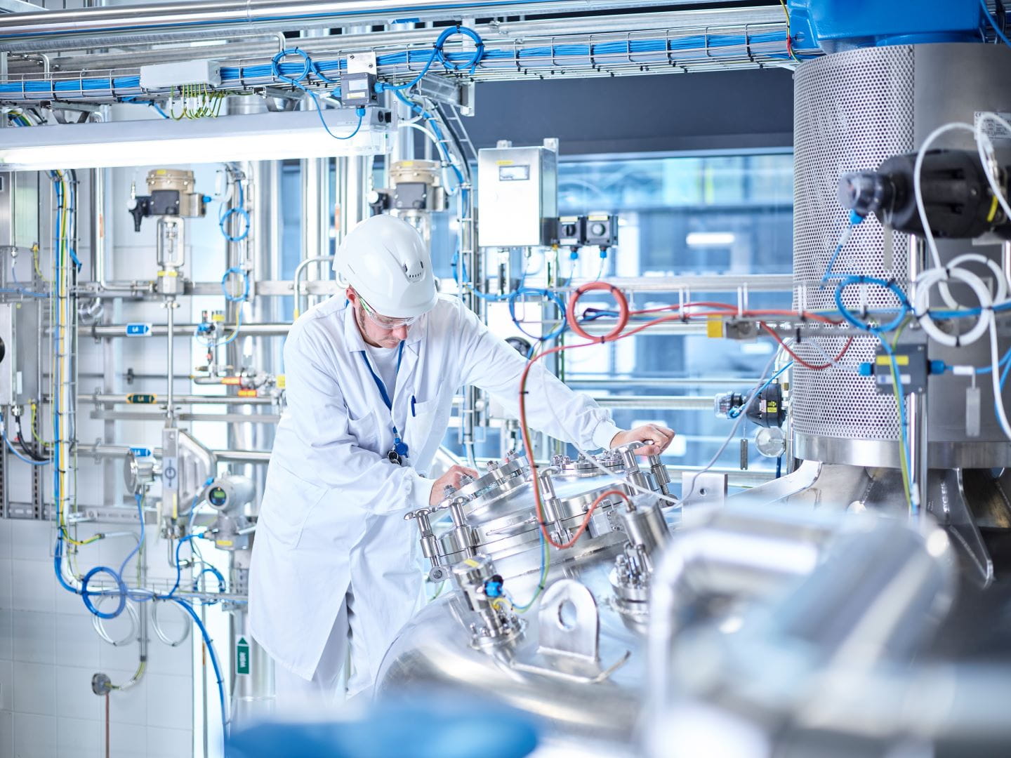 Chemist in laboratory